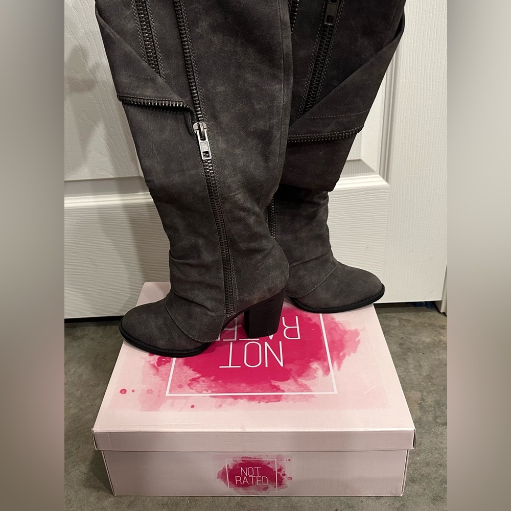 Gray Valda Boot